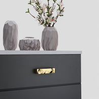 Cabinet Pull Handle Zinc - 536 H