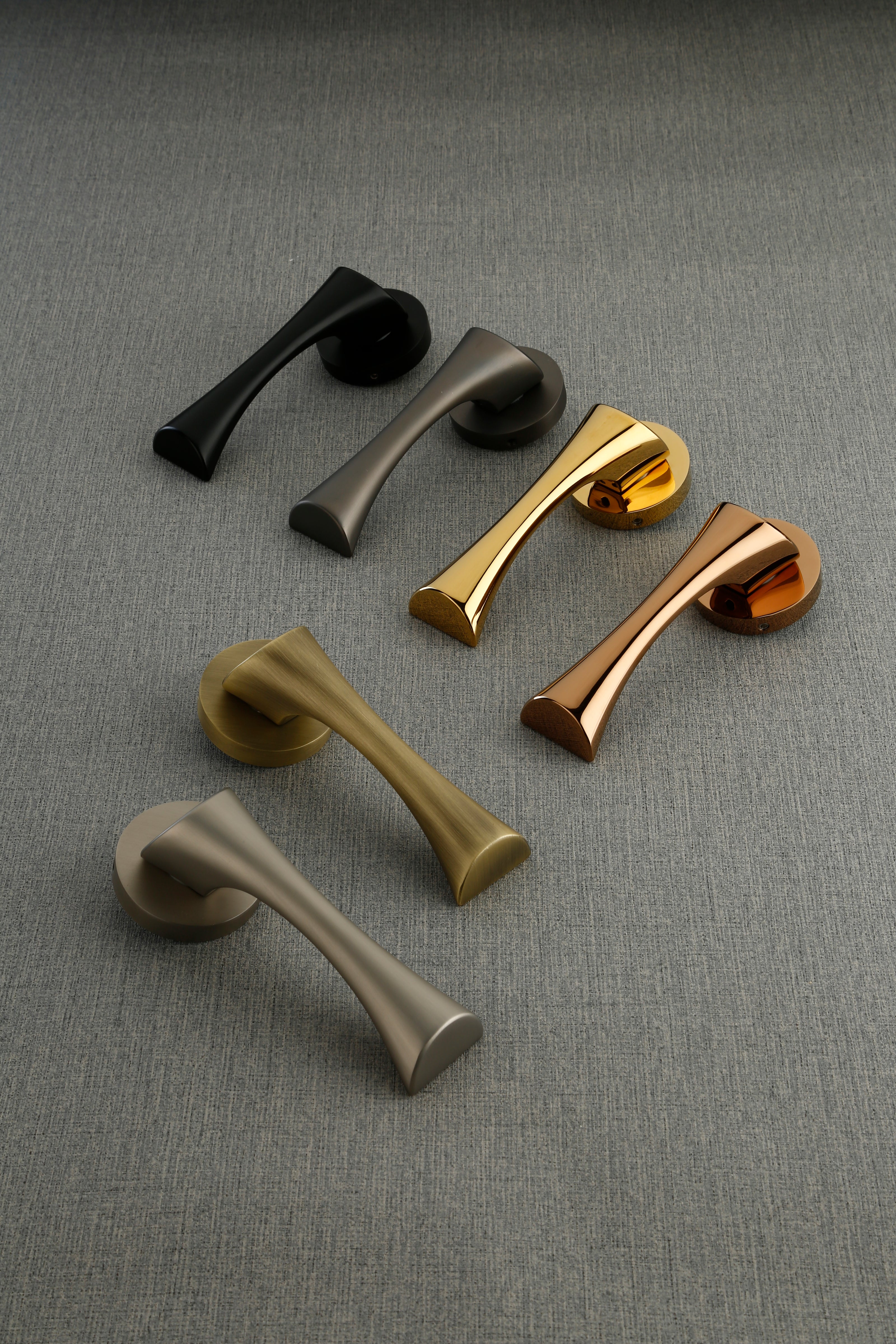 Mortise handle Zinc - Coin