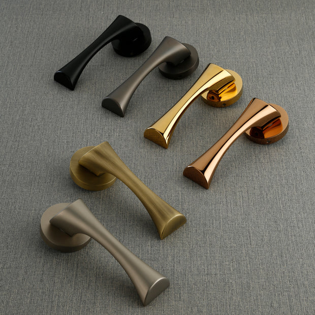 Mortise handle Zinc - Coin