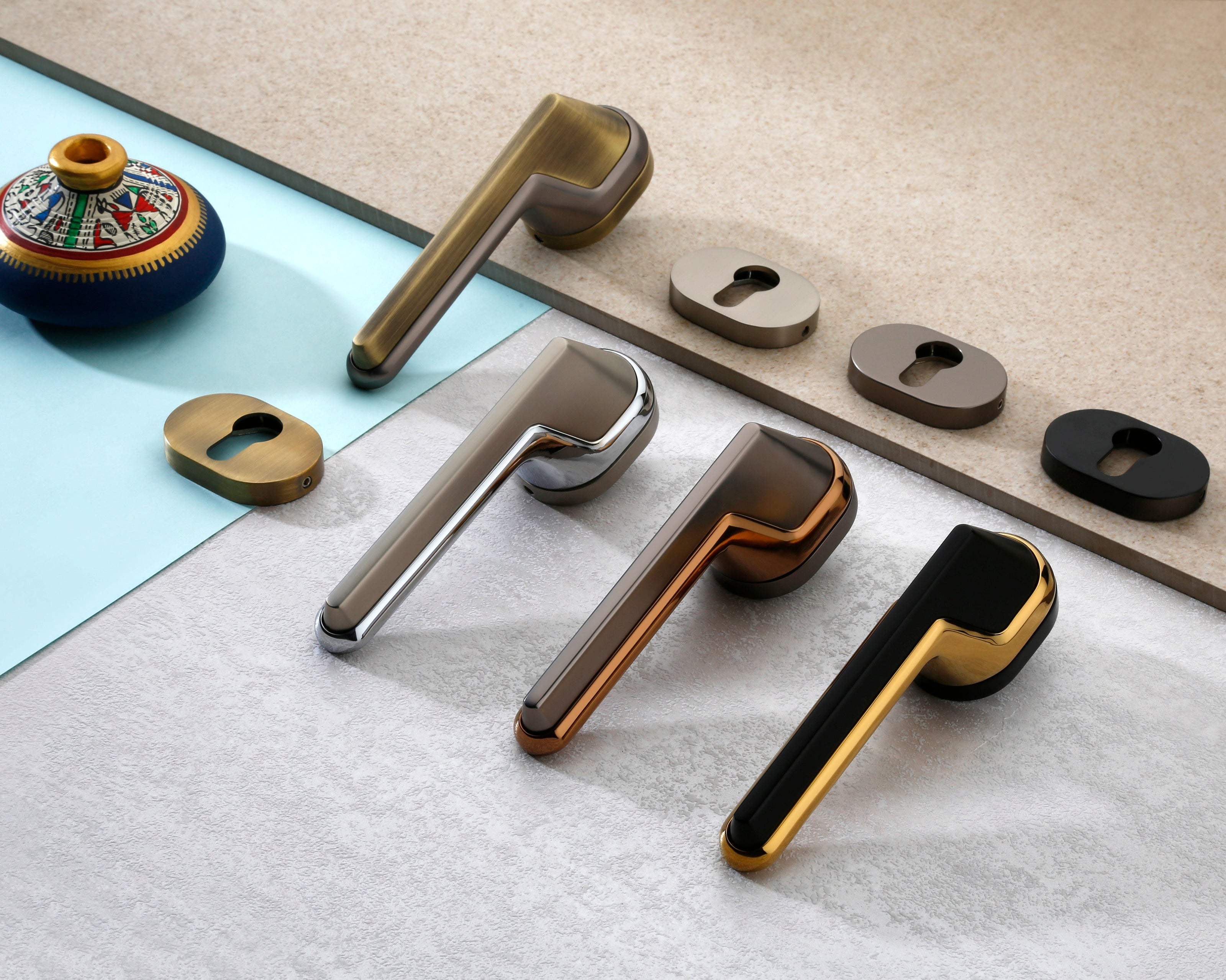 Mortise handle Zinc - Rocket
