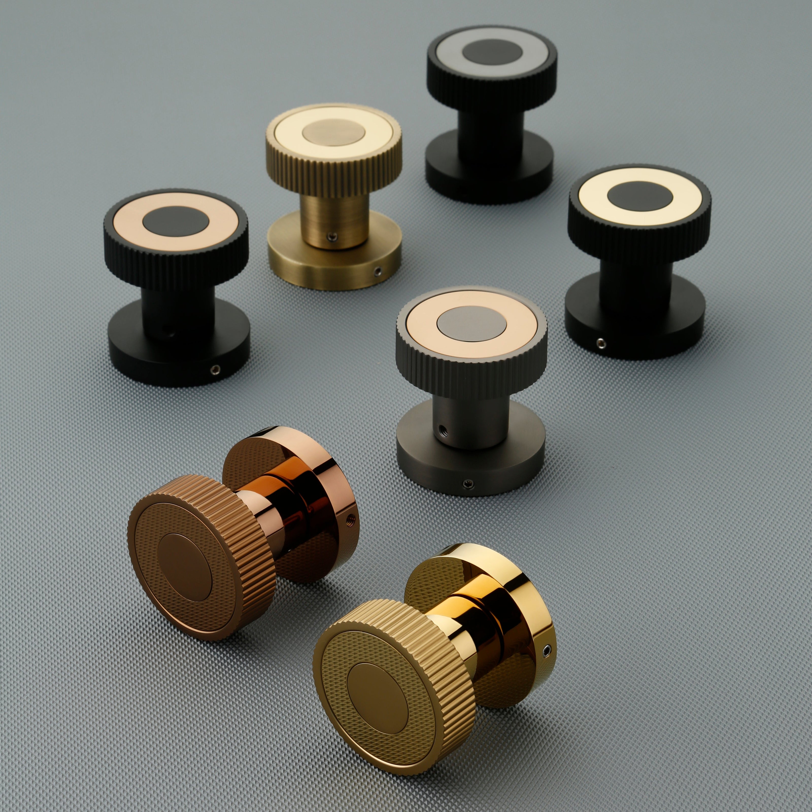 Mortise handle Zinc - Rose Ring