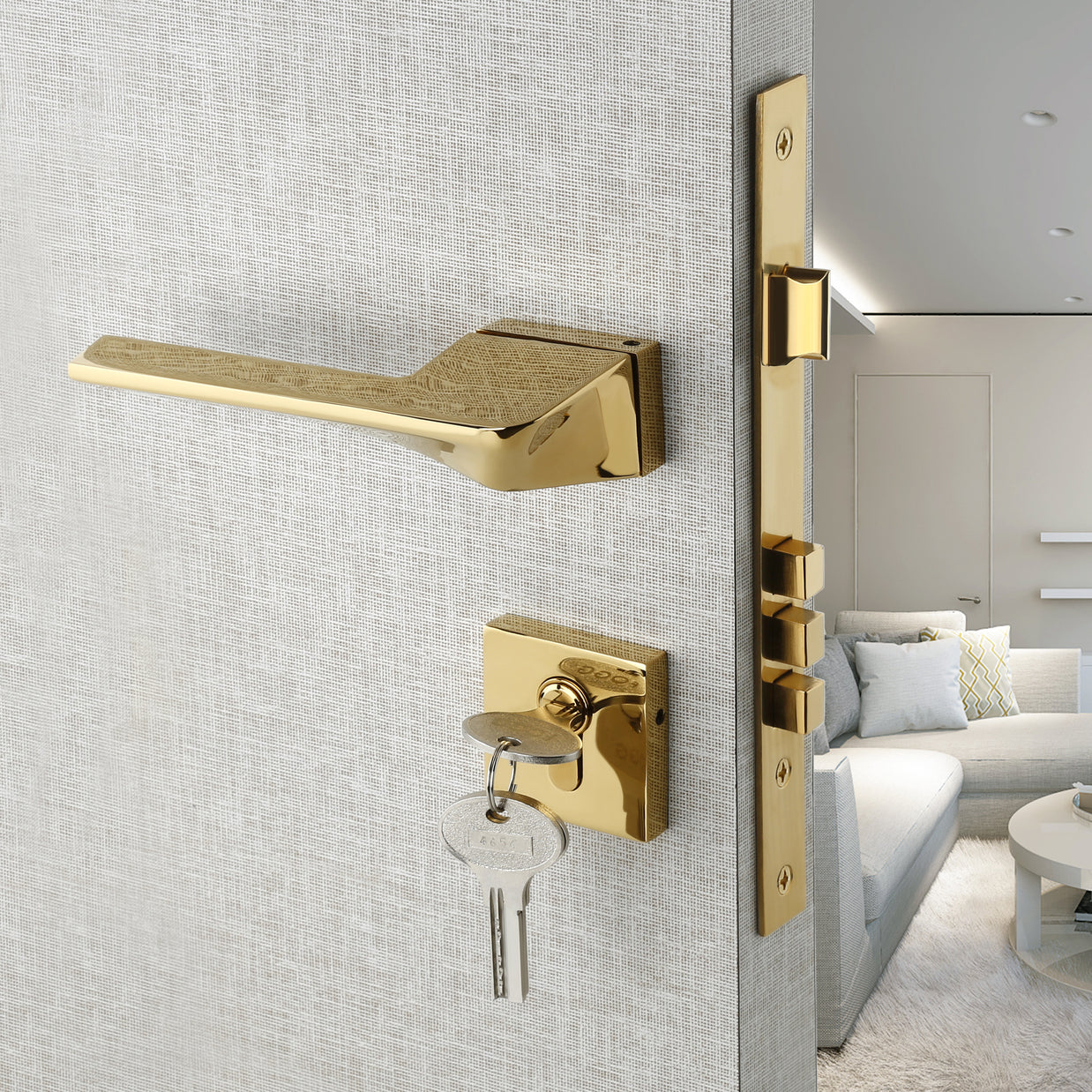 Mortise handle Zinc - Sonet