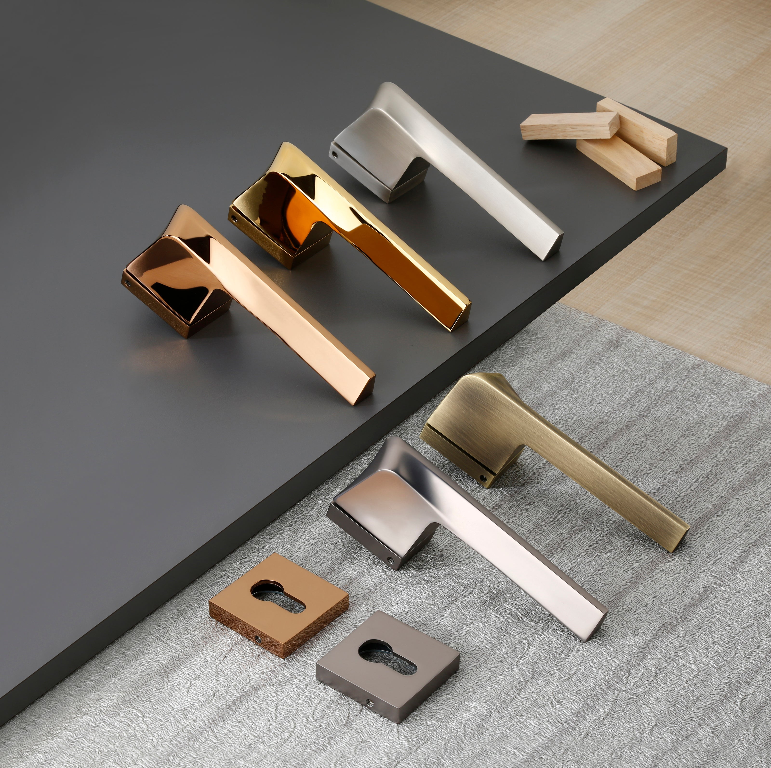 Mortise handle Zinc - Sonet3